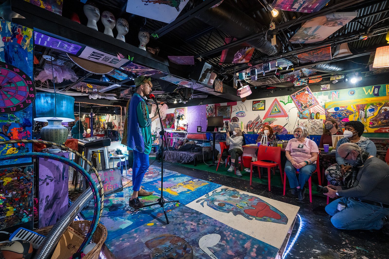 The University Musical Society presenting a Parable of the Sower Party & Open Mic at NOW Studios.