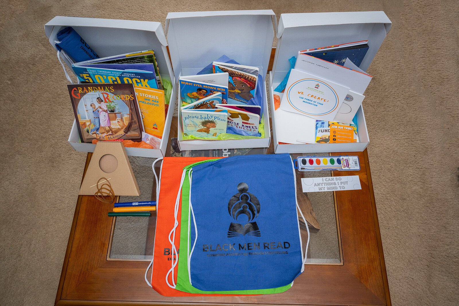 Black Men Read subscription book boxes.