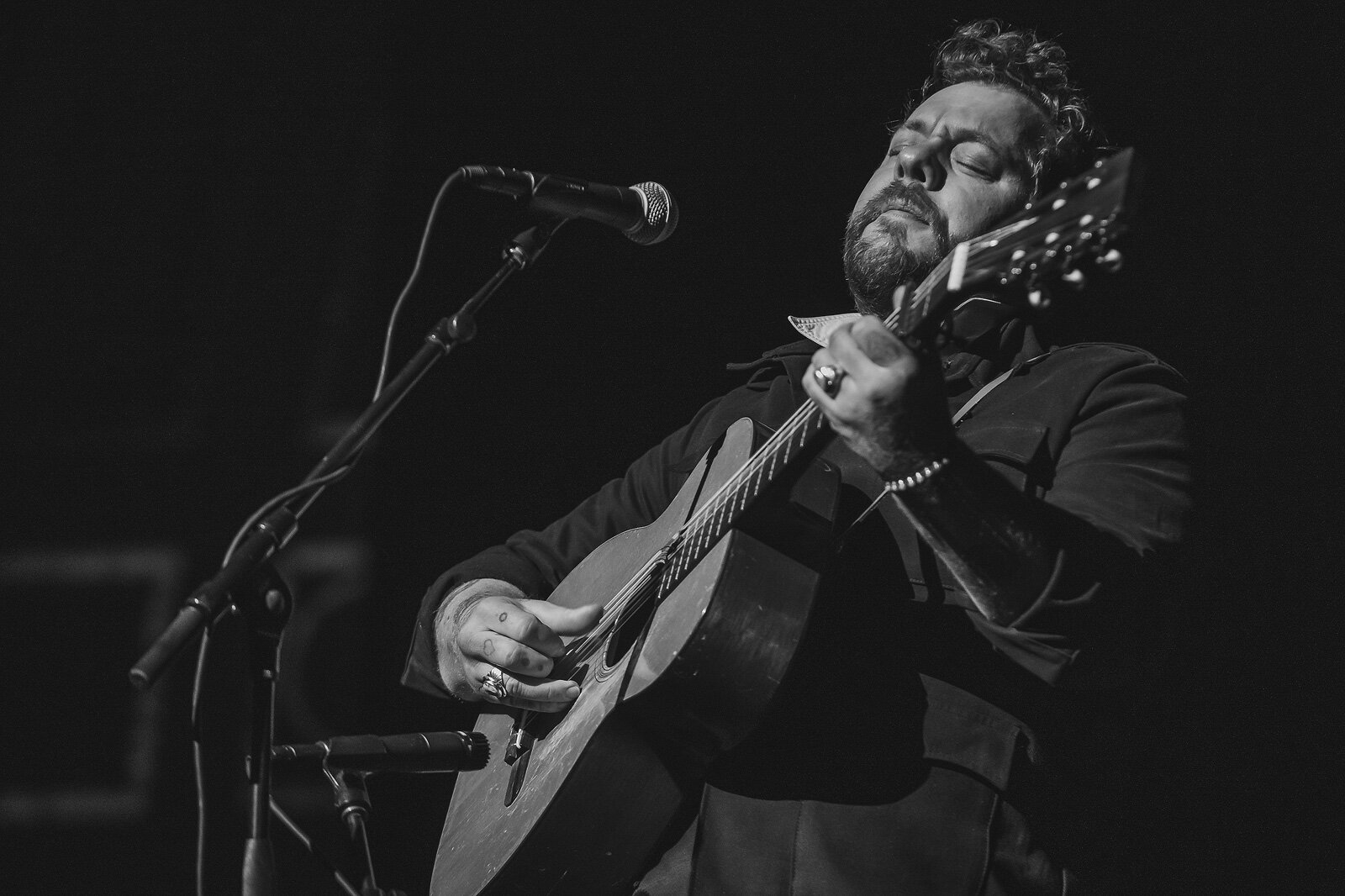 Nathaniel Rateliff at the 2020 Ann Arbor Folk Festival.