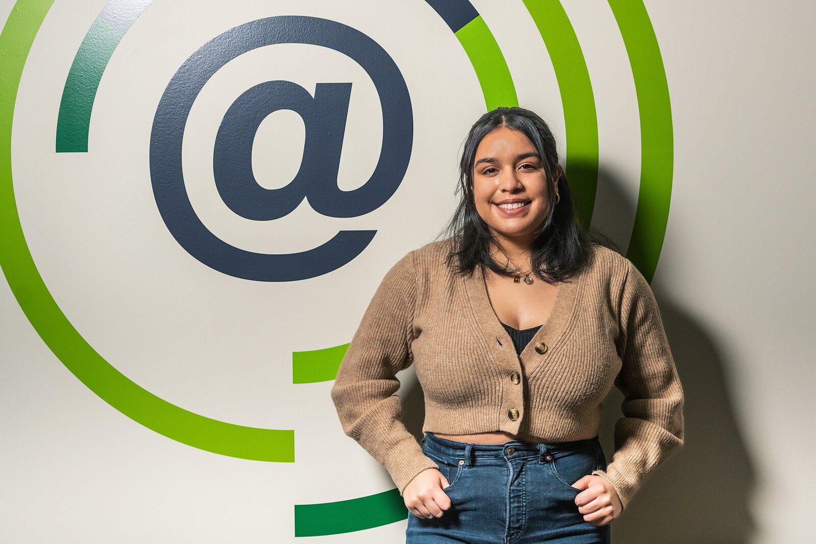 Engage@EMU Student Coordinator Denise Jimenez.