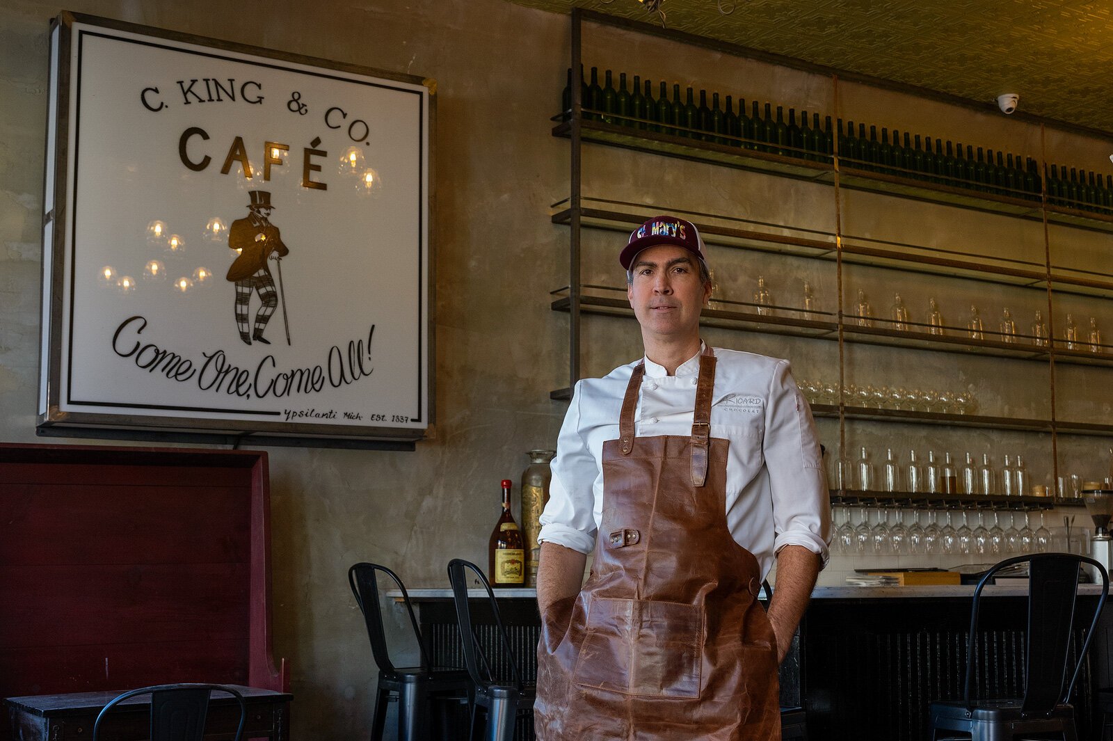 Richard Muszynski at C. King & Co. Cafe.