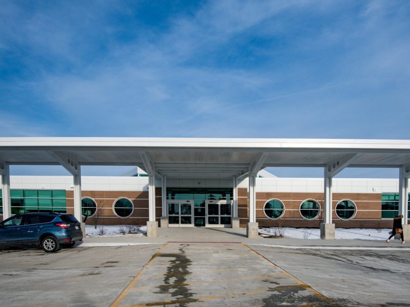 The High Point School entrance.