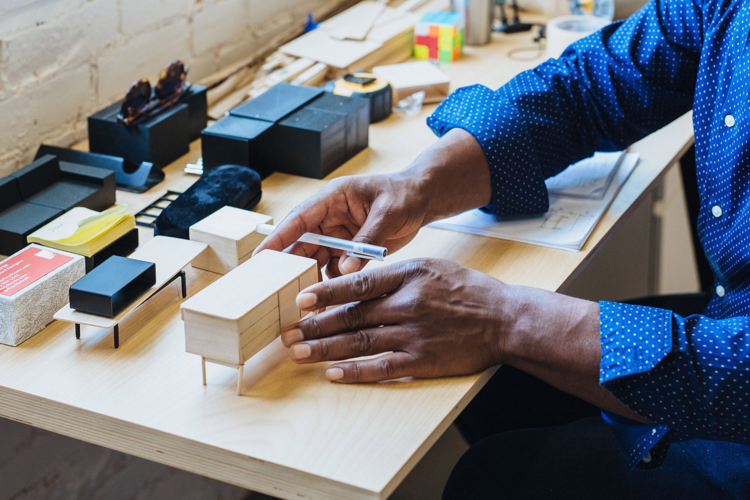 At work in the Floyd R&D lab.