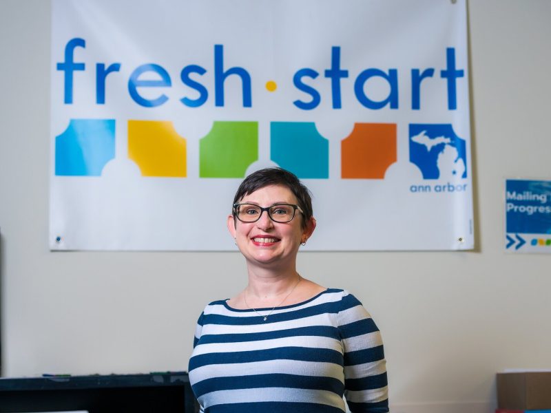 Fresh Start Clubhouse Executive Director Summer Berman.