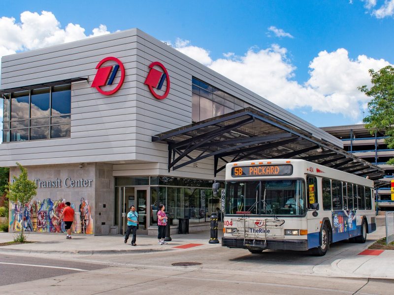 Blake Transit Center in Ann Arbor.