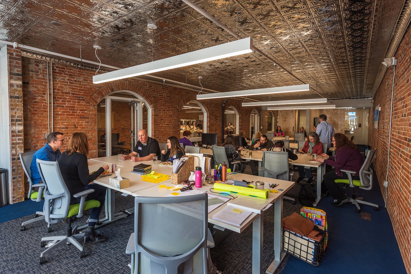 Co-working at SPARK East.