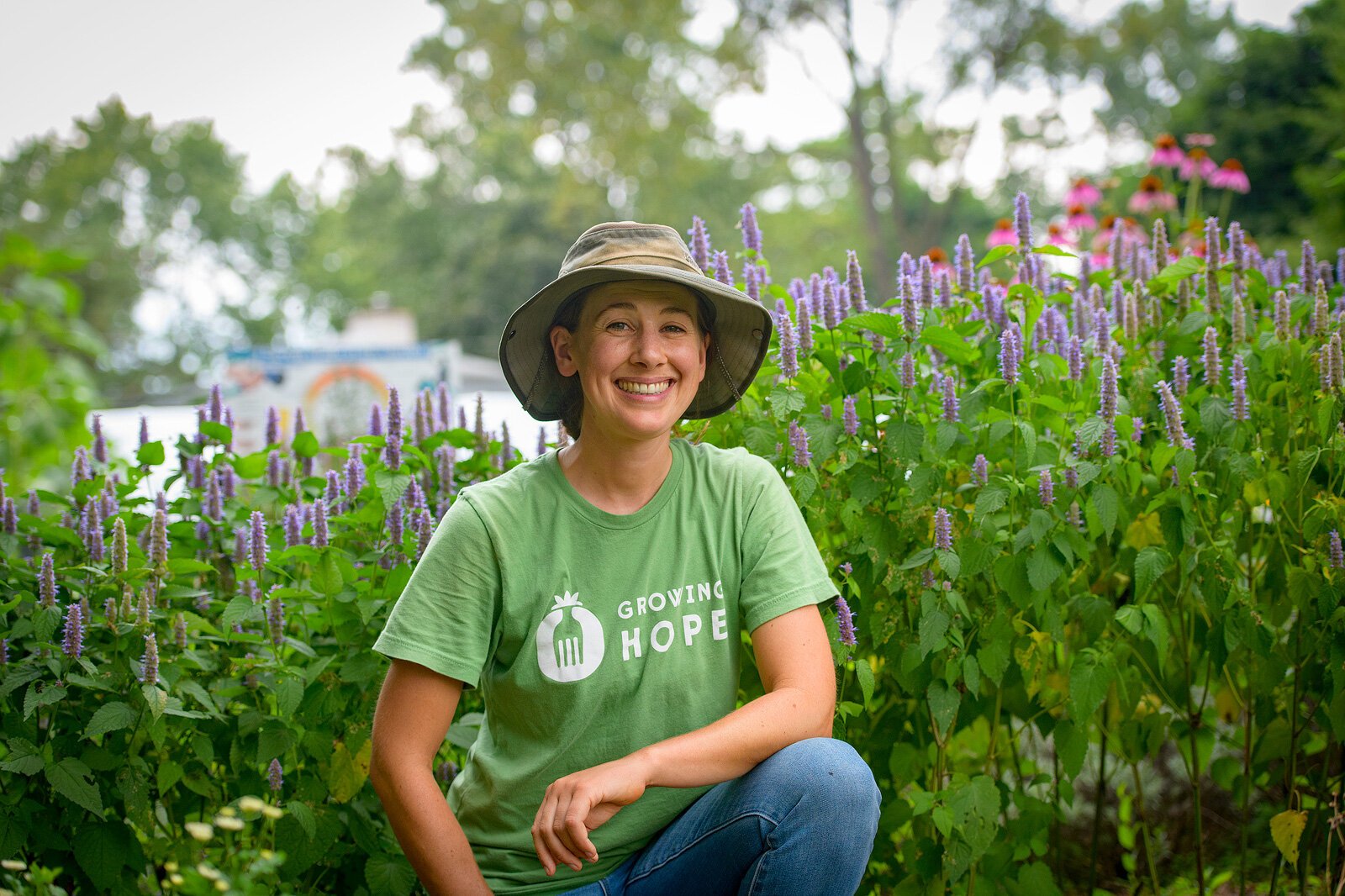 Charlotte Thurston at Growing Hope.