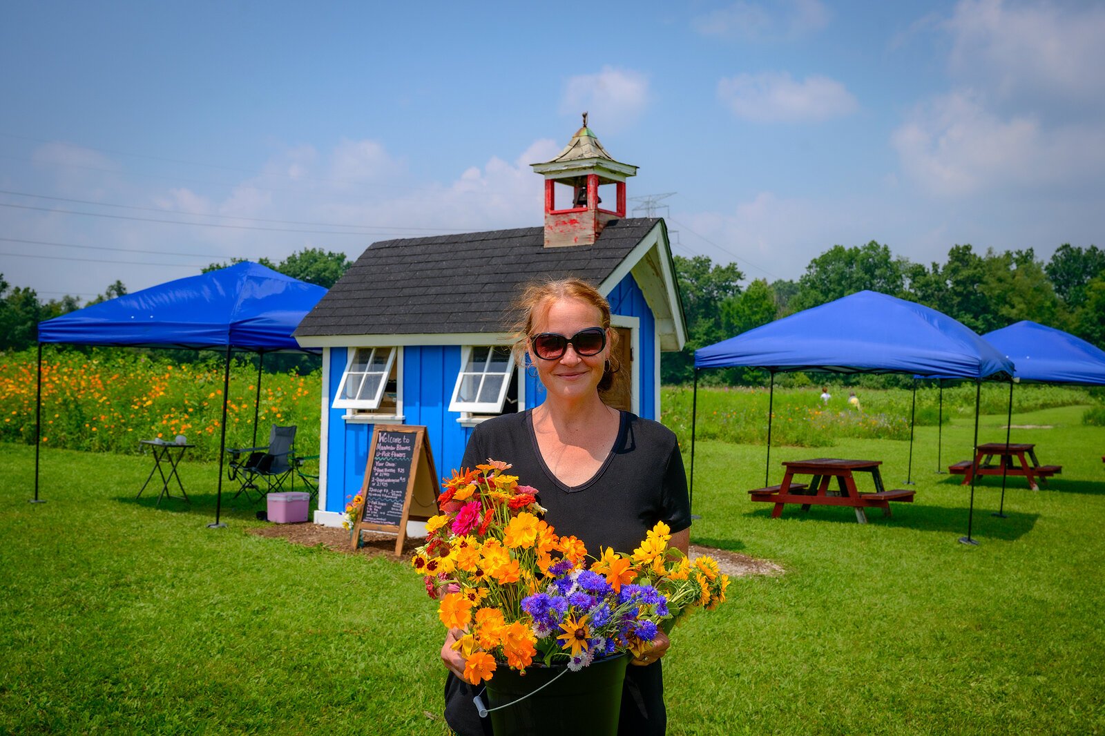 Amy Pyle at Manchester Blooms.