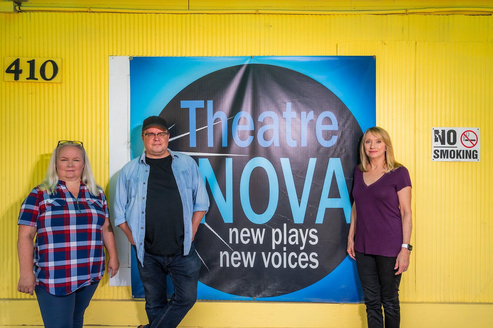 Carla Milarch, David Wolber, and Diane Hill of Theatre Nova.
