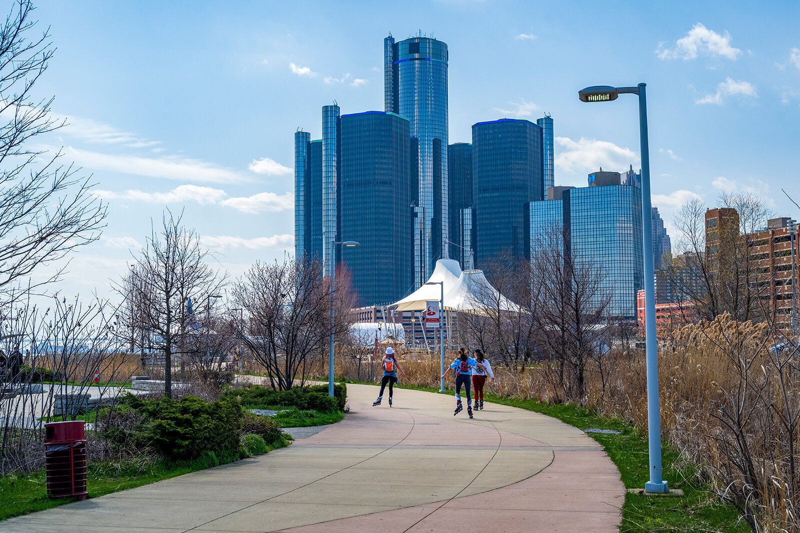 Milliken State Park in Detroit.