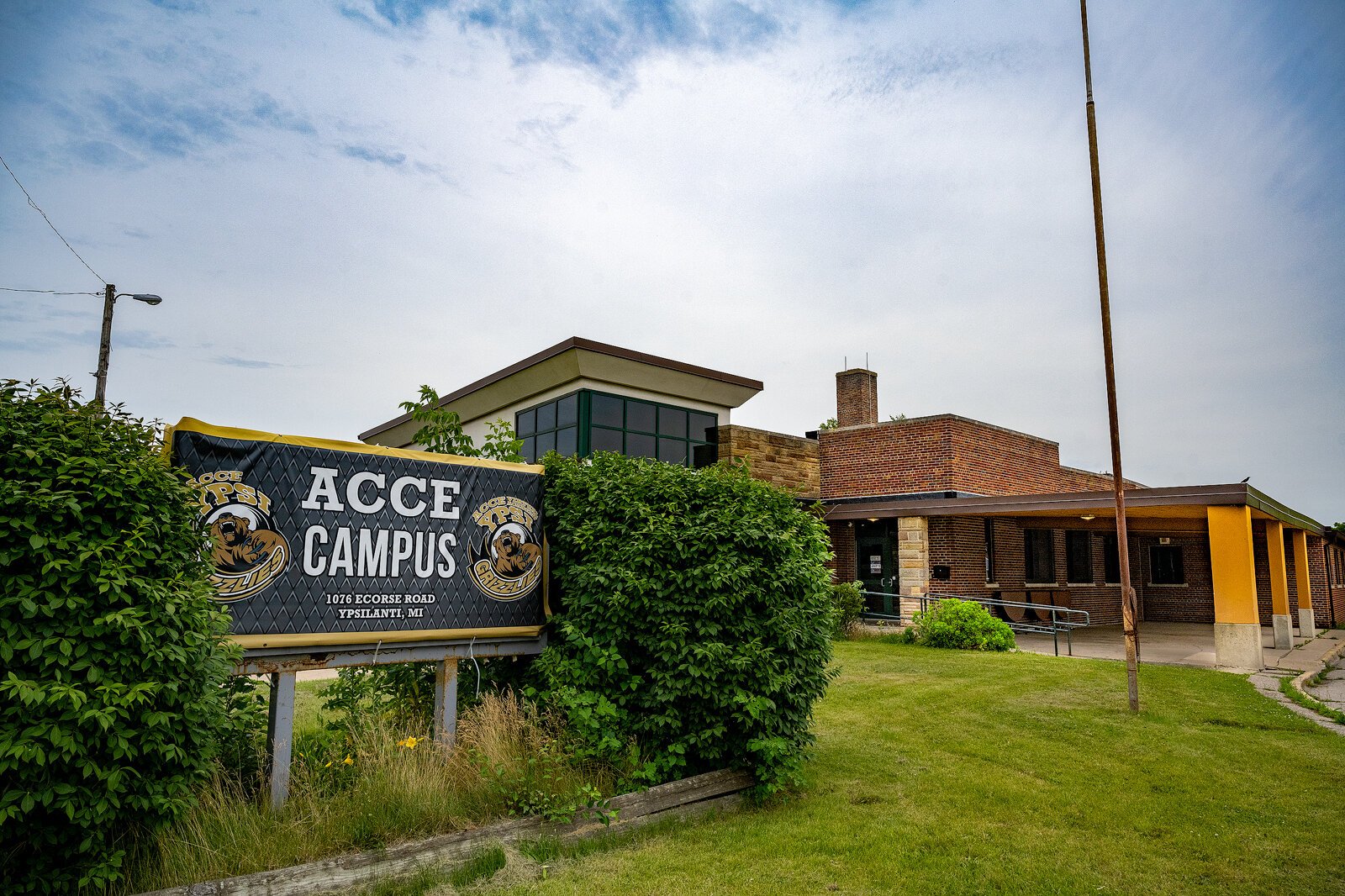 The ACCE building on Ecorse Road.