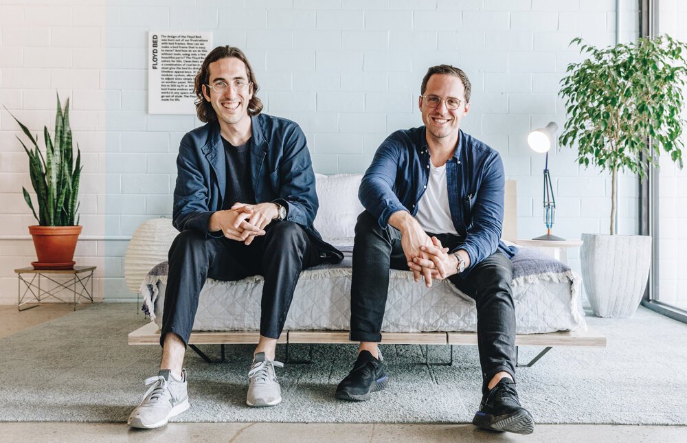 Floyd co-founders COO Alex O’Dell, left, and CEO Kyle Hoff.