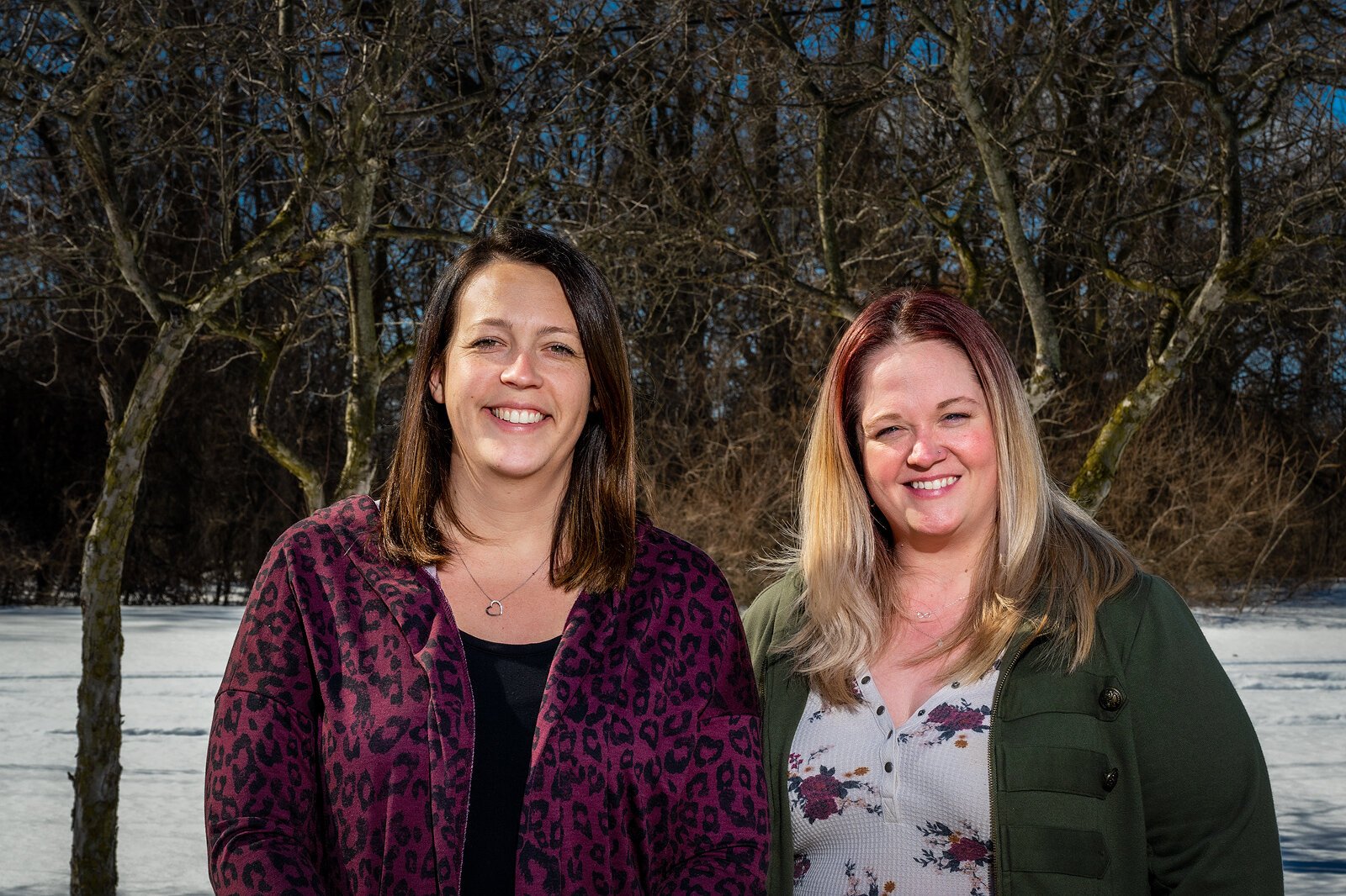 Ford Early Learning Center teachers Jennifer Westfall and Jennifer Allred.