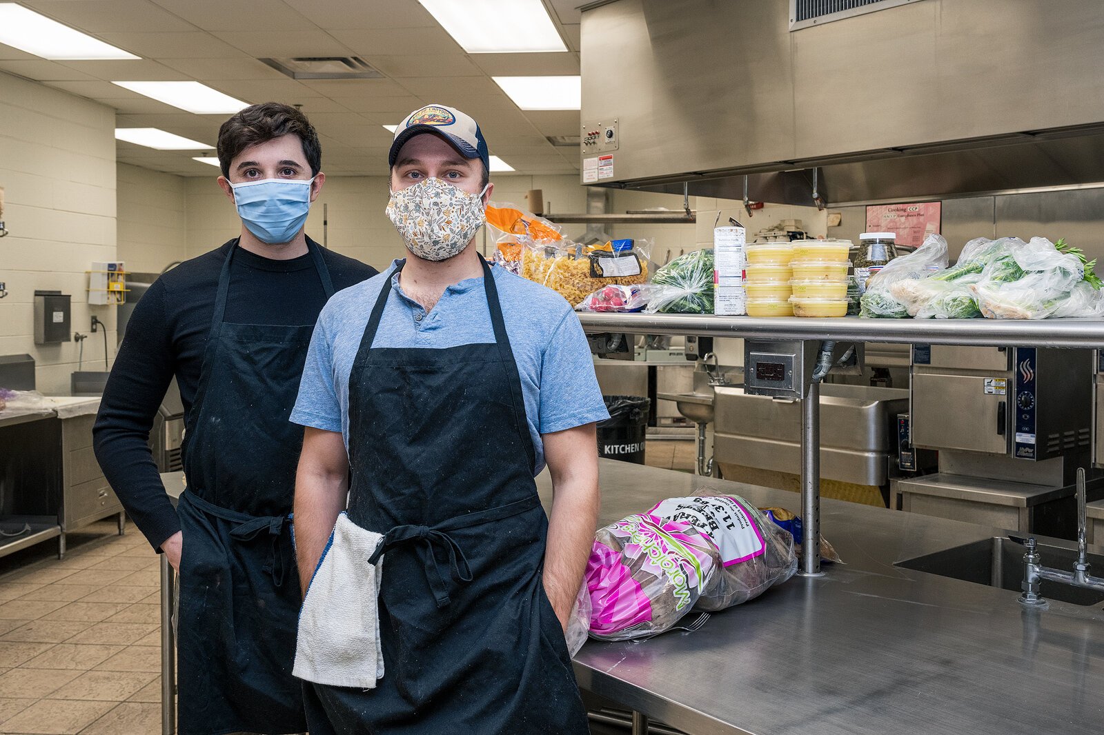 Bryan Santos and Forrest Maddox, owners of The White Pine Kitchen.
