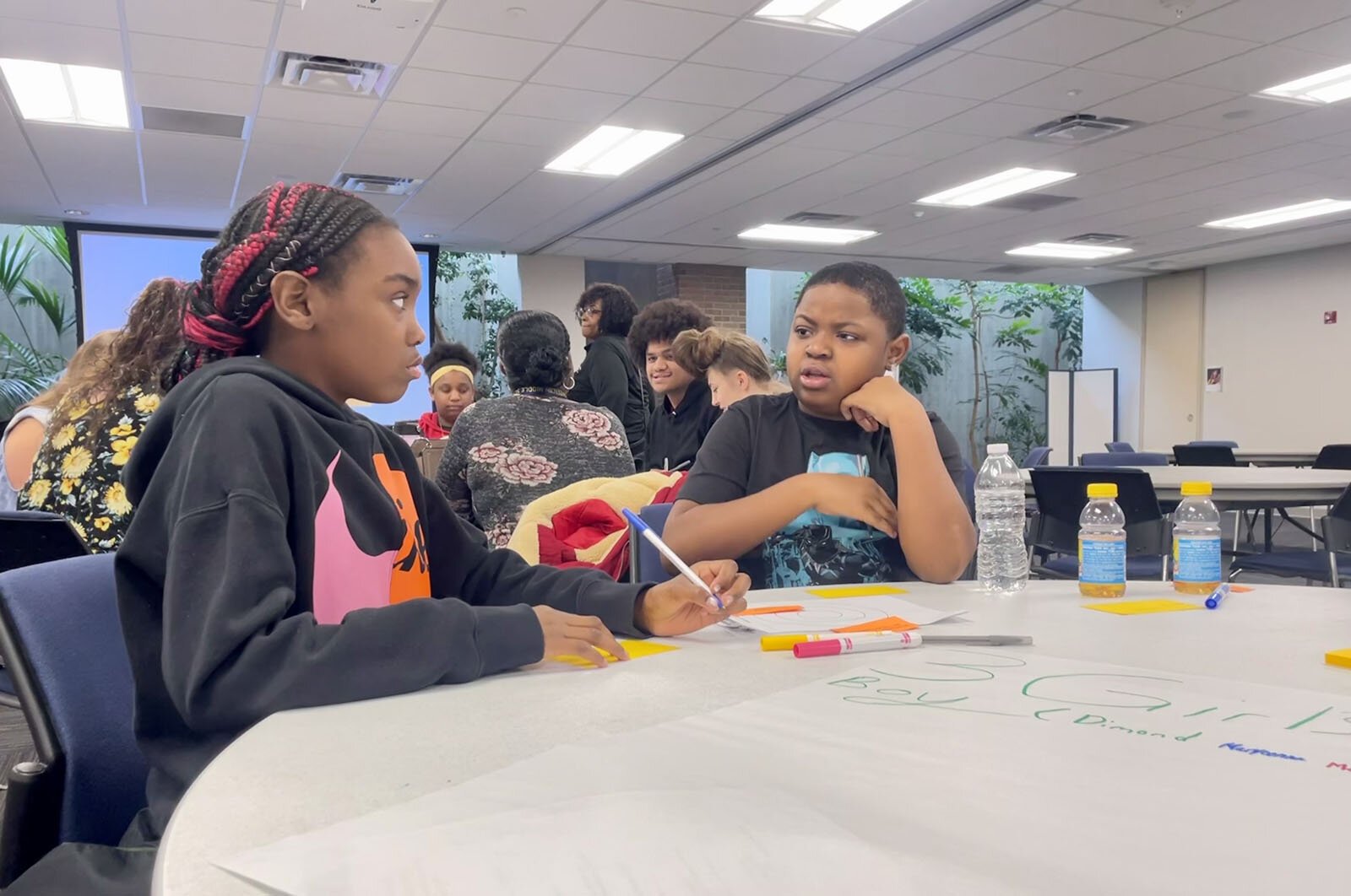 Students participate in CIS of Michigan training, which engaged student representatives from each Michigan school participating in Student Voices for Healthy Choices.