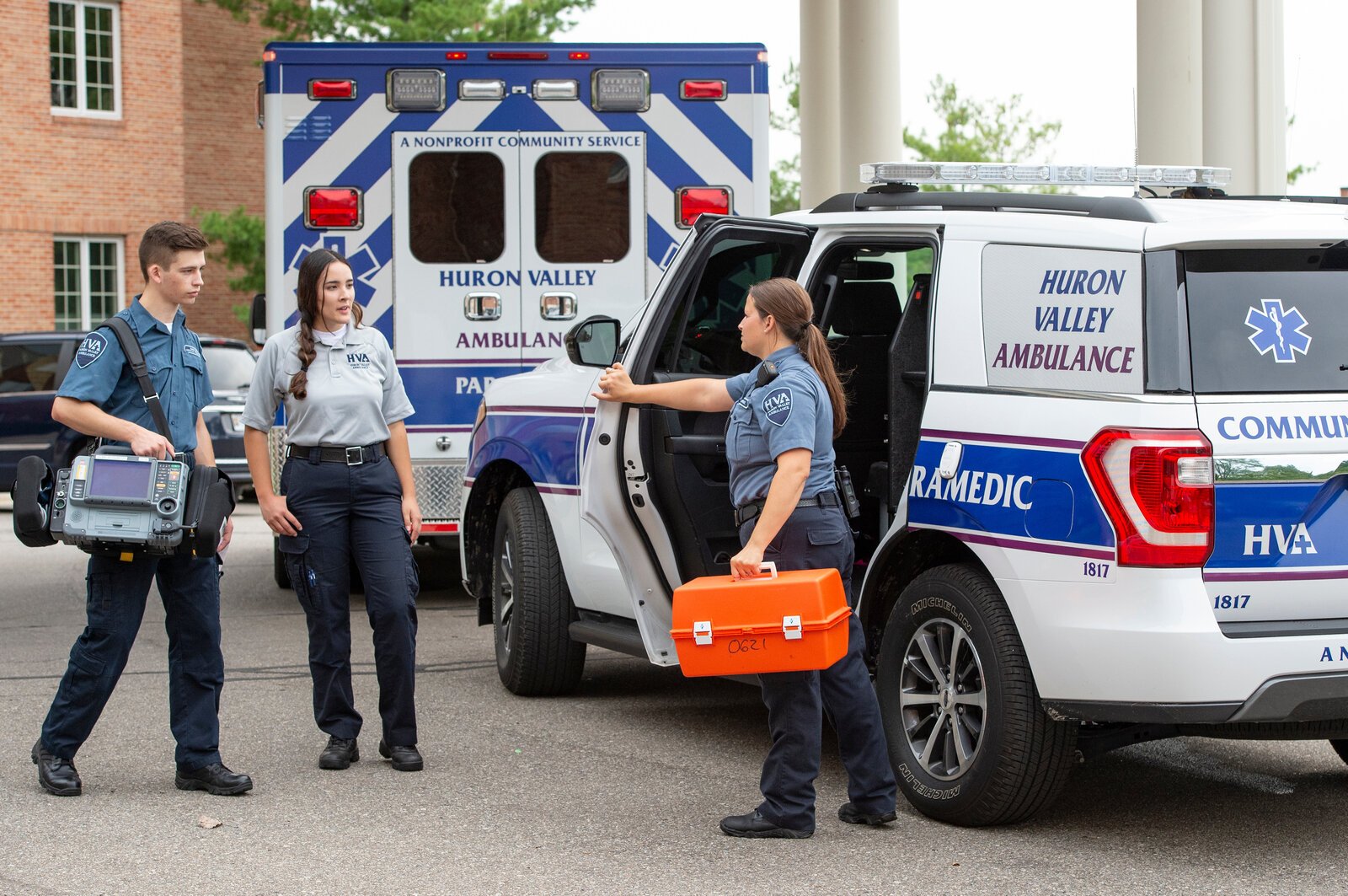 Emergent Health Partners community integrated paramedics and their community paramedicine vehicle.