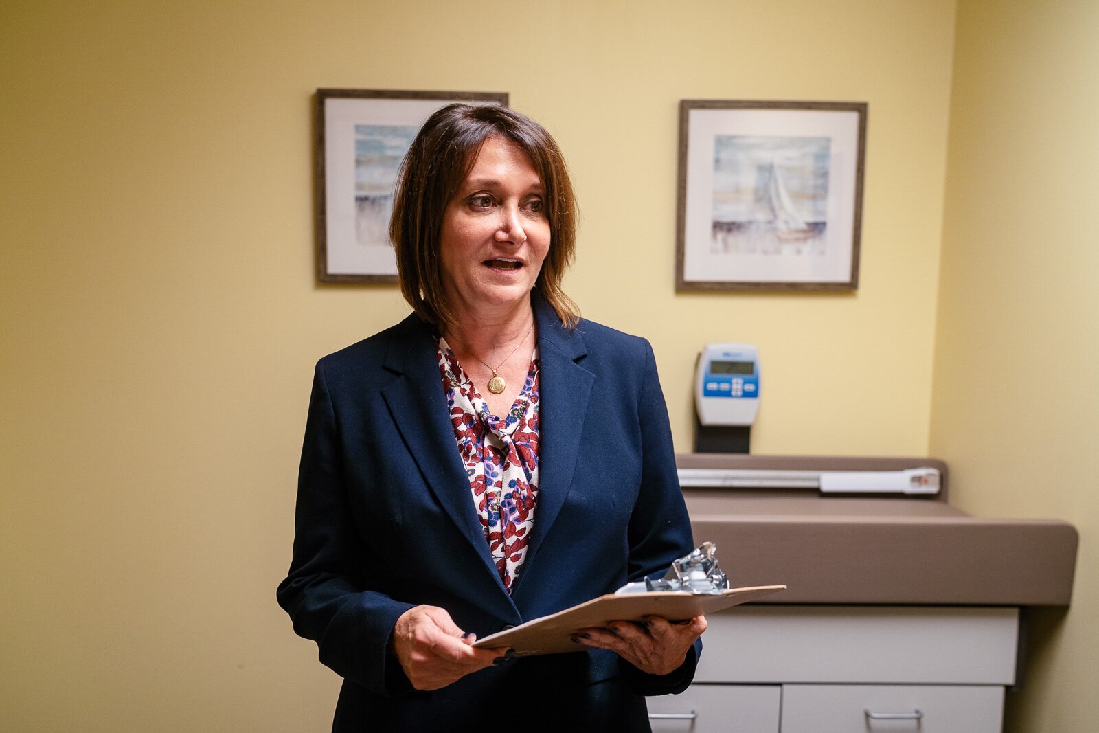 Susan Salhaney at Judson Family Center in Warren.