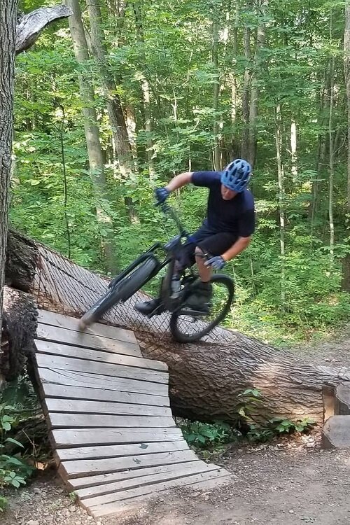 Obstacle at DTE Trail