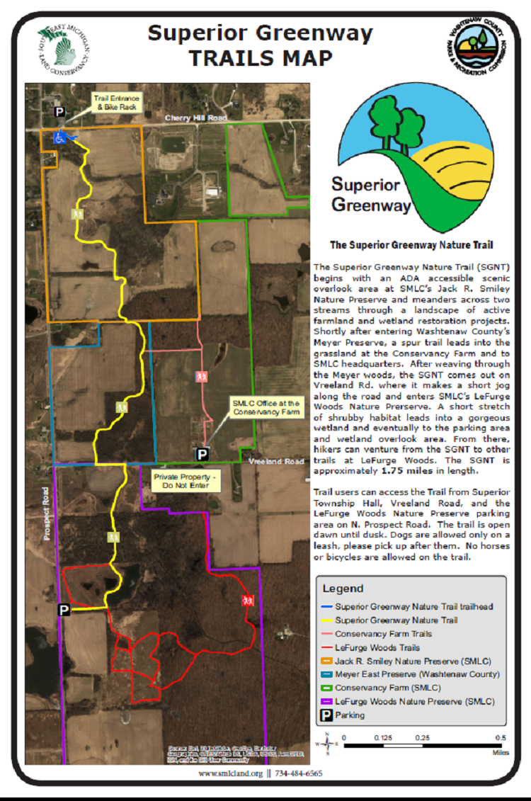 Superior Greenway map