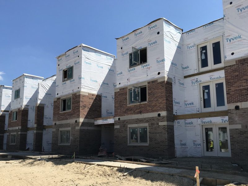 The first phase of construction at Hickory Way Apartments is currently underway, set to wrap up in December.