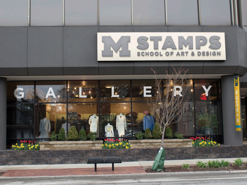 The site of the new Stamps Gallery at McKinley Towne Centre.