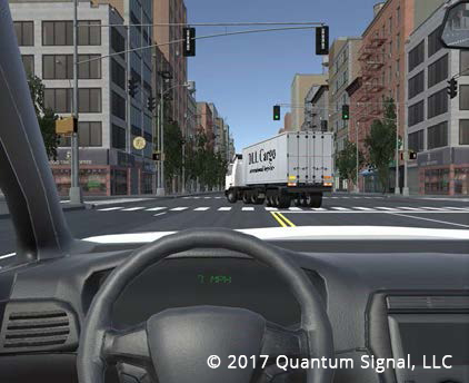 LookOut simulator screenshot.