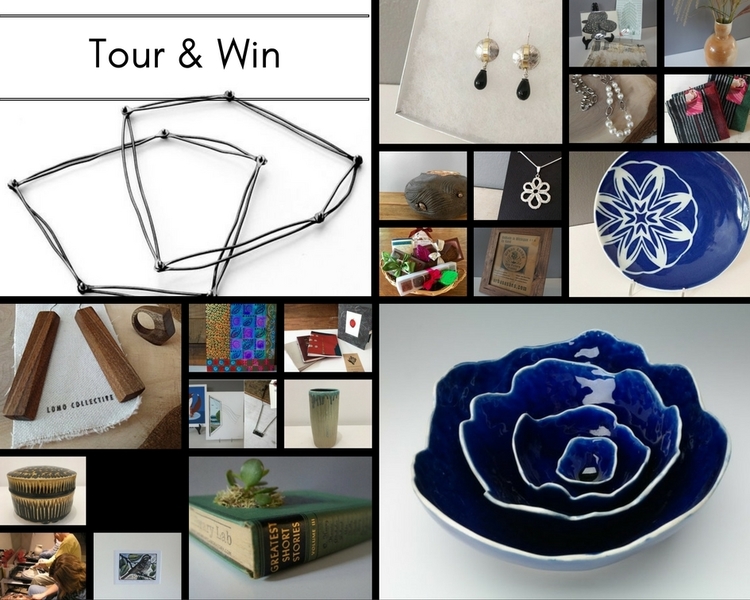 A selection of prizes available to Winter Art Tour participants.