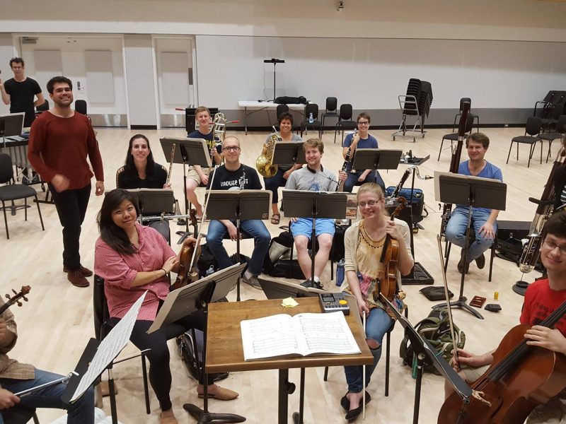 ÆPEX Contemporary Performance in rehearsal this September.