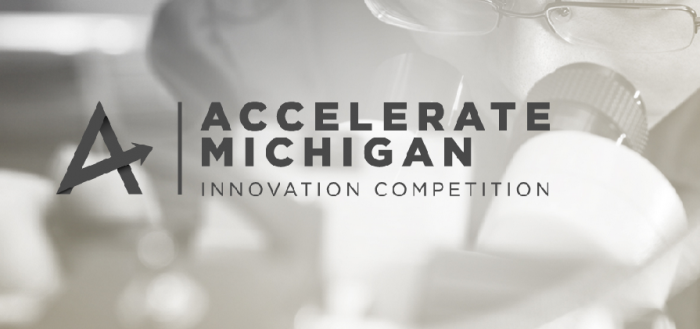Accelerate Michigan logo.