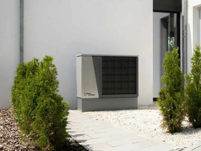 A heat pump.