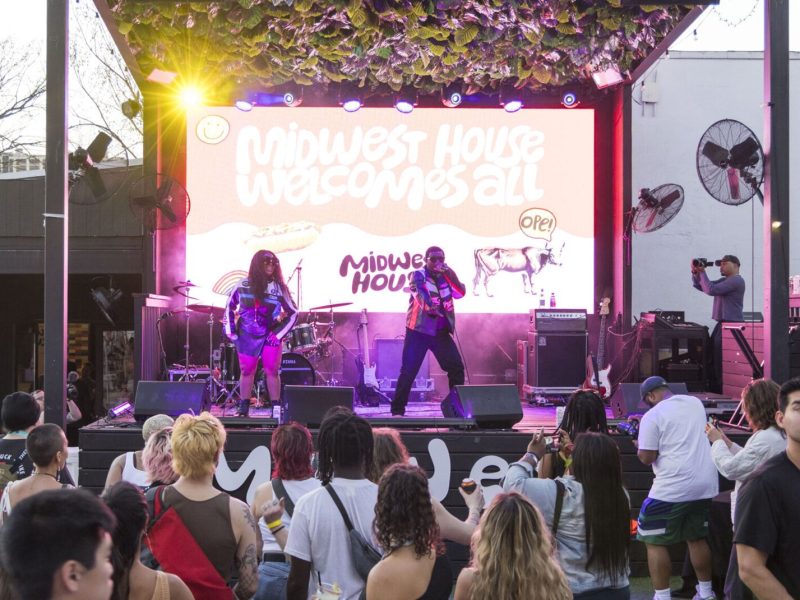 A performance at Midwest House at this year's SXSW.