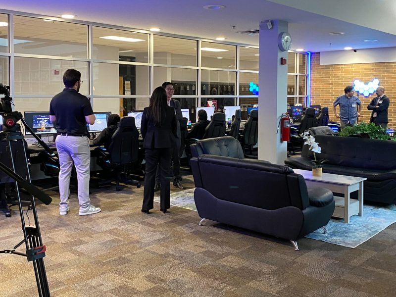 Ypsilanti Community High School's new AI learning studio space.