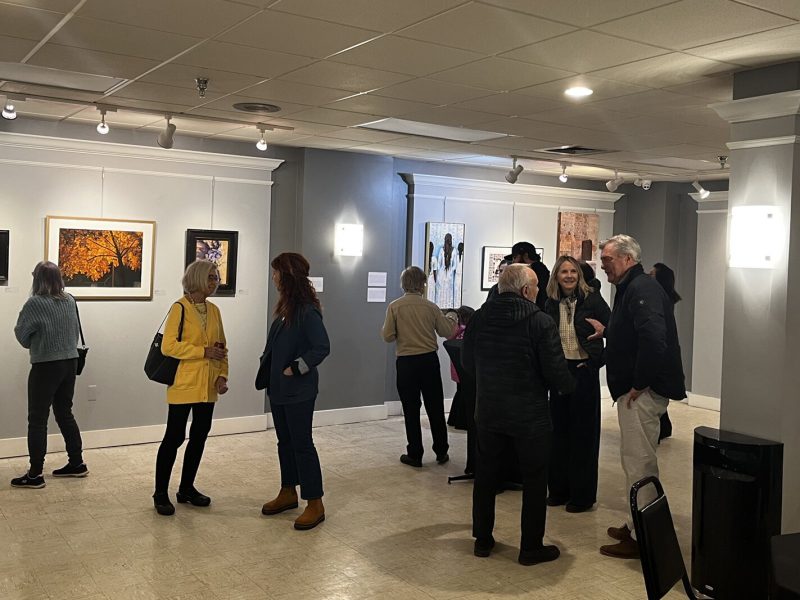 Attendees at the opening of Riverside's 30th Anniversary Invitational.