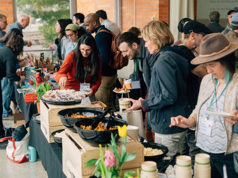 Attendees at the inaugural National Farm Stop Conference, held last year in Ann Arbor.