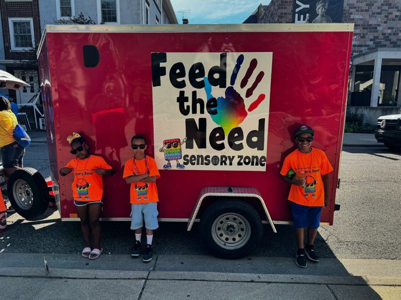 Feed the Need's sensory trailer.