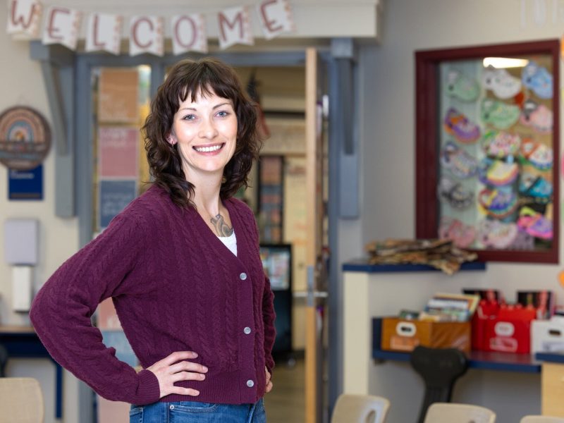 WCC teacher candidate Sierra Pauley.