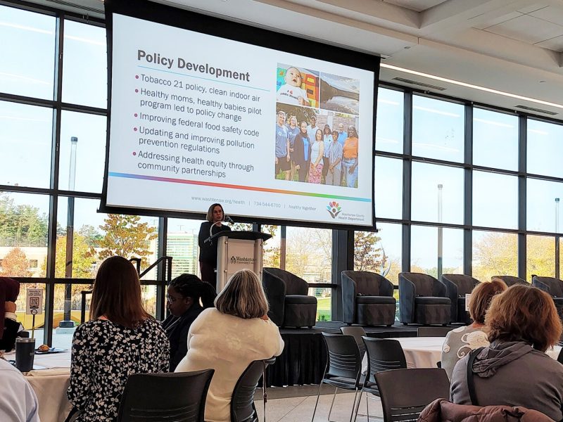 The State of Health symposium at Washtenaw Community College.