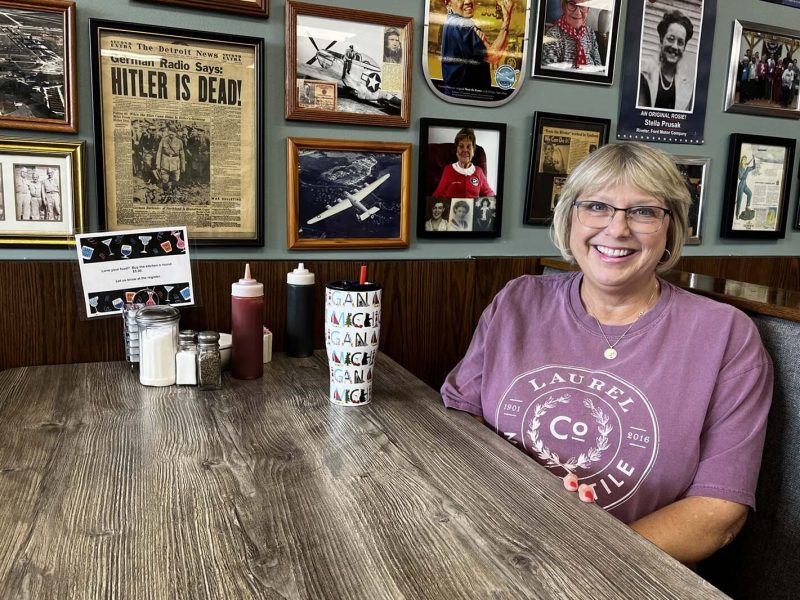 The Bomber owner Johanna McCoy at her restaurant.