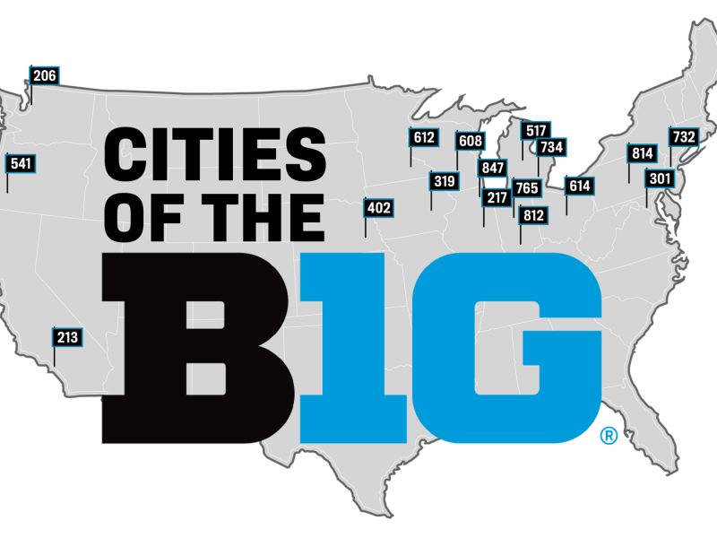 Cities of the Big Ten Passport logo.