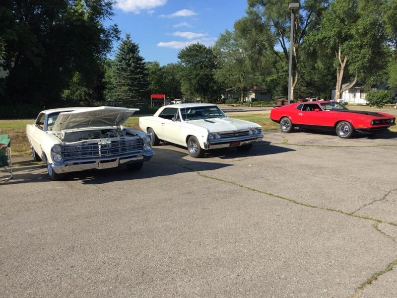 An Ypsi Area Street Rods car show in 2018.