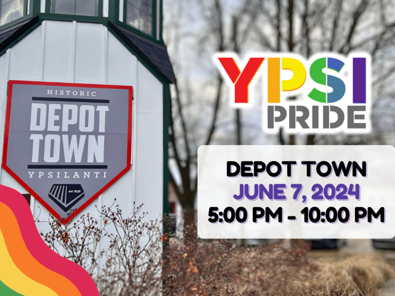 A promotional image for Ypsi Pride.