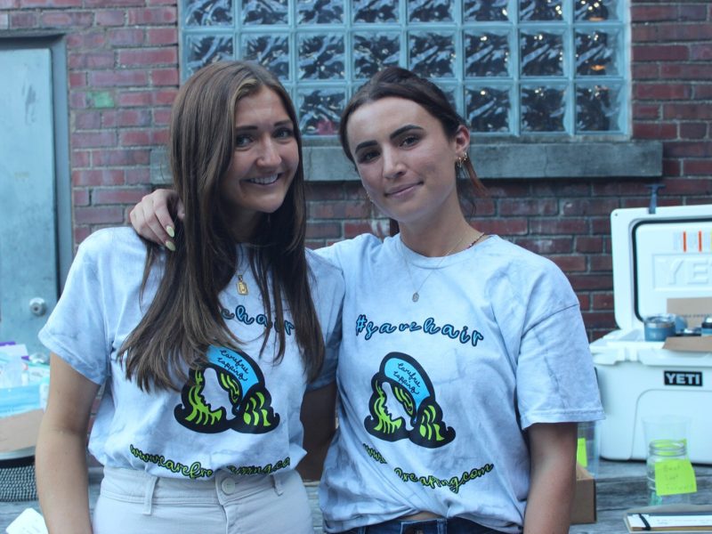 Jordan Keeley and Rachel Mount at a Carefree Capping event.