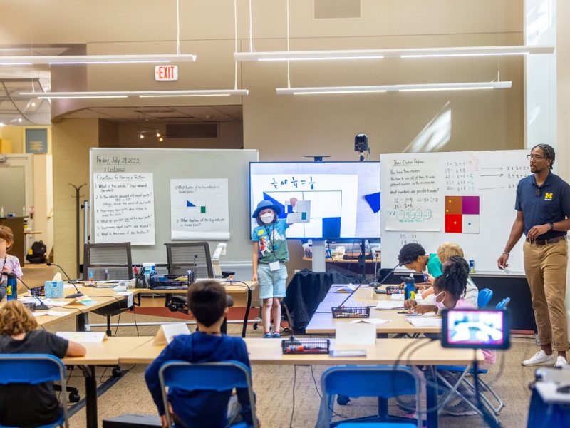 The Elementary Mathematics Lab at The School at Marygrove.