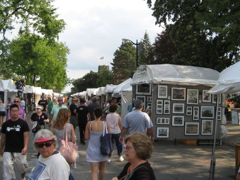 The Ann Arbor Art Fairs in 2007.