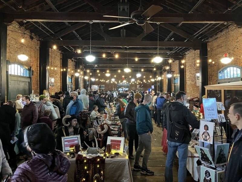 Krampusmrkt at the Ypsilanti Freighthouse.