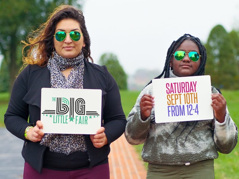 A promotional image for The Big Little Fair.