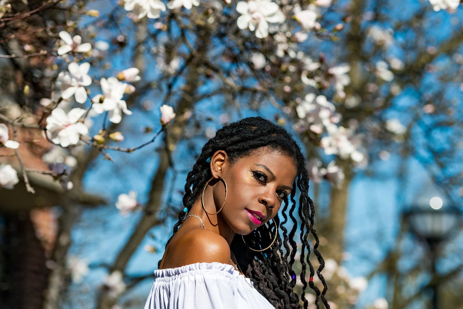 Ann Arbor musician Dani Darling, photographed by Doug Coombe.