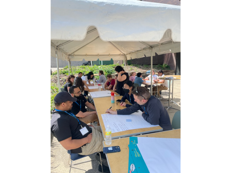 Members of the Desai Accelerator's new cohort.