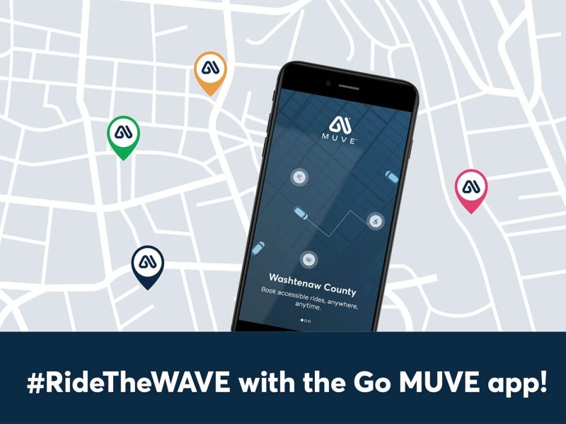 A promotional flyer for WAVE's partnership with MUVE.