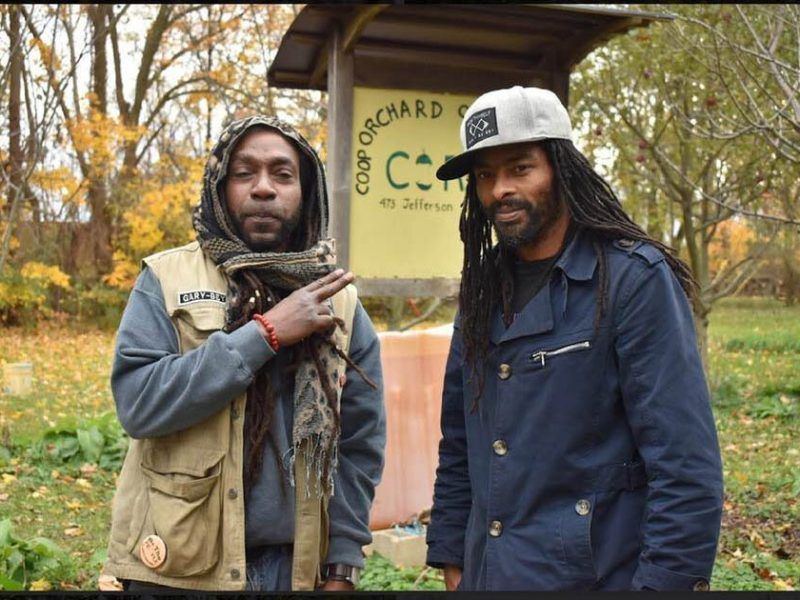 The Cooperative Orchard of Ypsilanti's new vice president, Gary Bey, and president, Noah Rucker.